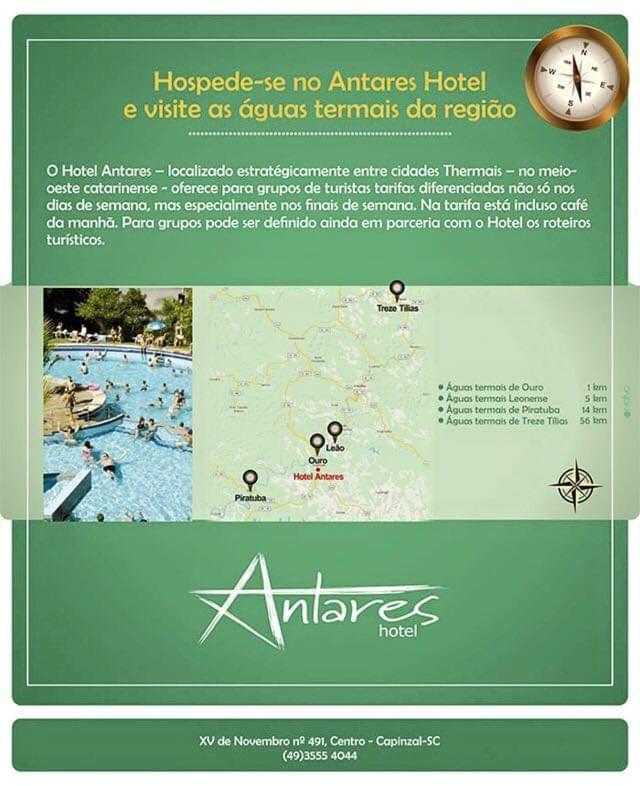 Hotel Antares Capinzal  Eksteriør billede